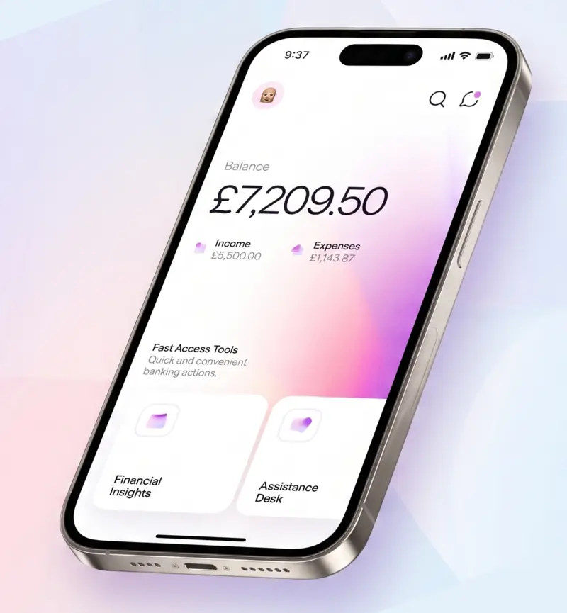 Finance app on phone